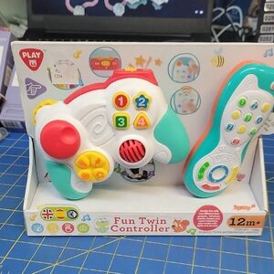 Fun Twin Controller Video & Remote Age 12m+ New